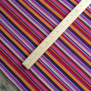 Guatemalan Fabric in Circus Stripe image 5