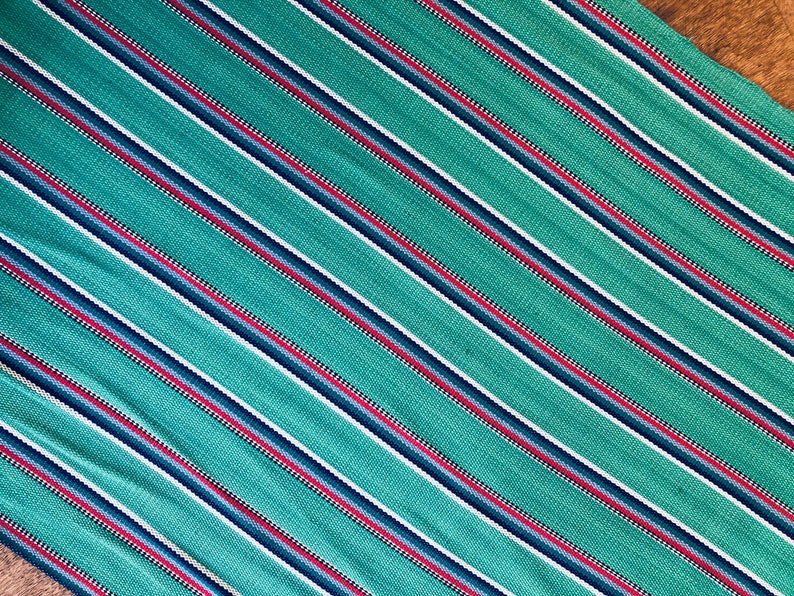 Guatemalan Ikat Fabric Cerulean Tide image 2