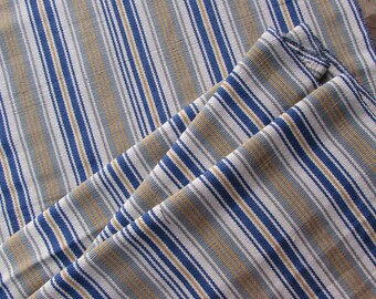 Guatemalan Fabric - Mellow Green, Gold, Blue, and Natural