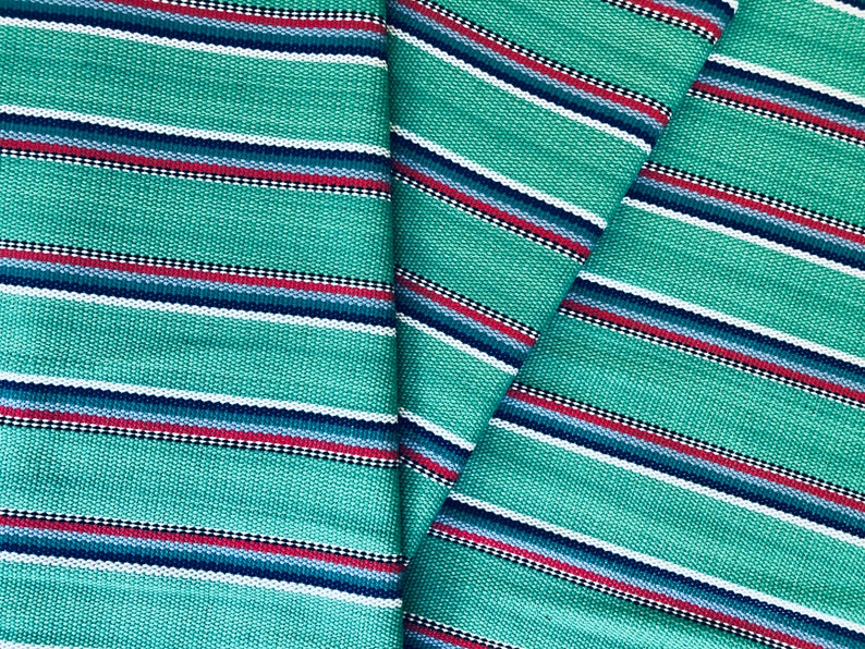 Guatemalan Ikat Fabric Cerulean Tide image 4