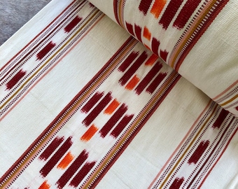 Guatemalan Ikat Fabric from San Juan La Laguna - Cereza