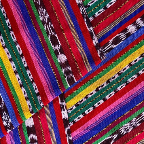 Guatemalan Ikat Fabric Yerba Buena - Etsy