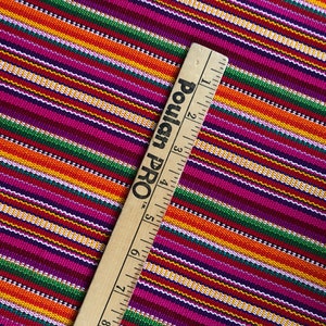 Guatemalan Ikat Fabric Popsicle Brights image 3