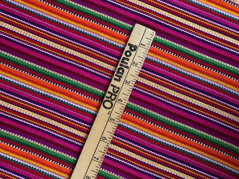 Guatemalan Ikat Fabric Popsicle Brights image 3