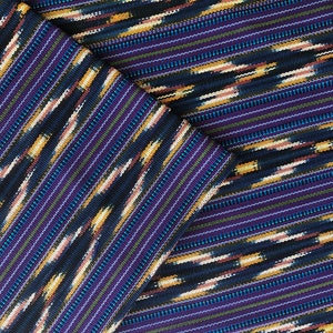 Guatemalan Ikat Fabric Blue Chevrons - Etsy