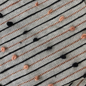 Guatemalan Handwoven Mini Pompom Fabric