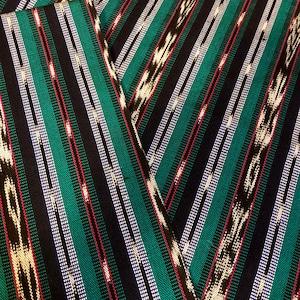 Guatemalan Ikat Fabric - Esmeralda