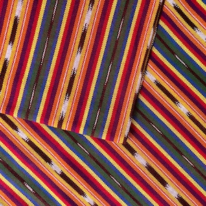 Guatemalan Ikat Fabric - Atardecer