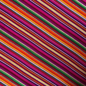 Guatemalan Ikat Fabric Popsicle Brights image 4