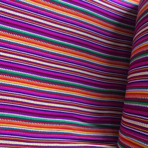 Guatemalan Ikat Fabric Popsicle Brights image 5