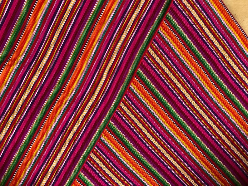 Guatemalan Ikat Fabric Popsicle Brights image 2