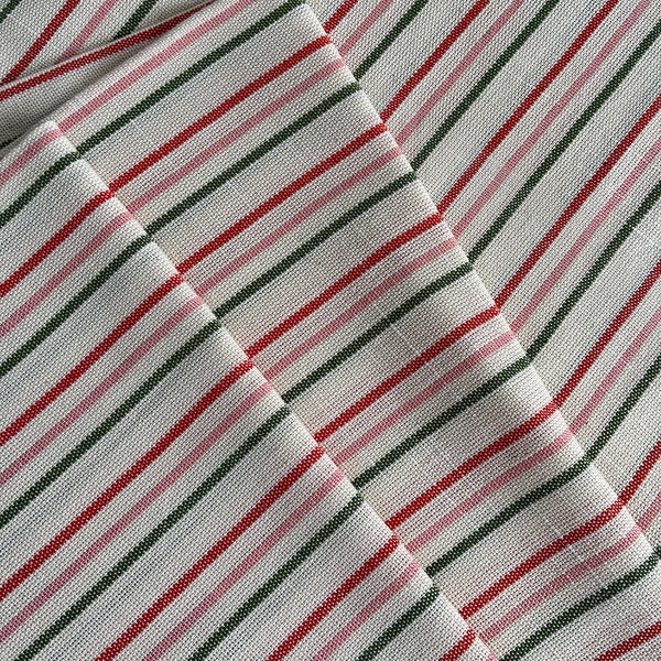 Guatemalan Fabric - Candy Cane