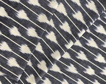 Guatemalan Ikat Fabric -Minerva -indigo - one yard cut