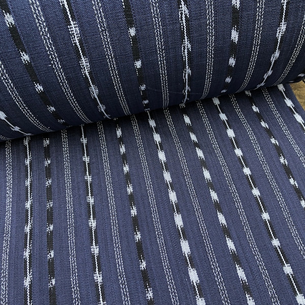 Guatemalan Ikat Fabric - Amalfi Blue