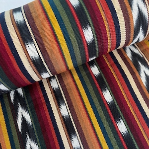 Guatemalan Fabric - Adobe Ikat
