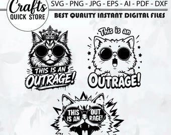 Dungeon Crawler Carl merch Png Svg,This Is An Outrage Princess Donut And Mongo svg,Fantasy Book Reader Png Svg,Bookish Digital File