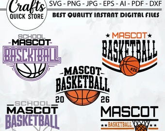 Basketball svg,Basketball Mom Svg,Custom basketball Team Name Svg,Game Day Svg,Basketball split monogram,Sports svg,Cricut cut files
