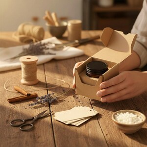 Vela de soja personalizada, divertida, para casa nueva, hecha a mano, con aroma a vela, otoñal. imagen 5