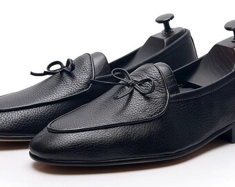 Vintage Kiltie Loafers by Belgian Shoes Vintage BELGIAN SHOES Dark Brown Lizard Kiltie Loafers  main image 3