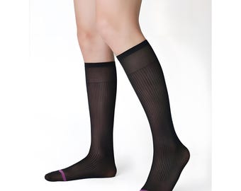 Men's Over the Calf Sheer Cotton Dress Socks - Etsy