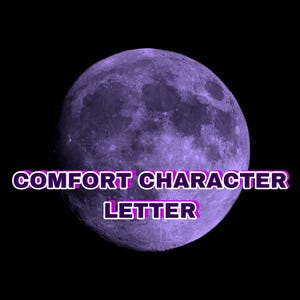 Carta Digital de Personagem de Conforto | Personalizada | Todos os Fandoms | Anime/TV/Filme