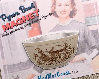 MAGNET Pyrex Forest Fancies Bowl 2.25in wide