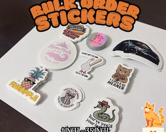 Stickers vinyles personnalisés – Commande groupée, stickers pour entreprises et événements