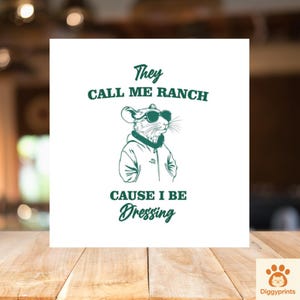 Sticker mème drôle | Ils m'appellent ranch parce que je m'habille | autocollant drôle de souris de Zazzle.be Liste d'envies Vous avez des idées ? Parfait pour les ordinateurs portables, les bouteilles d'eau, les Kindles, le scrapbooking