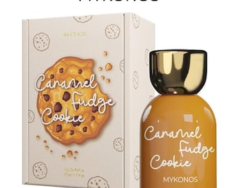 Mykonos - Caramelo Fudge Cookie EDP 50ml | Extrato de Parfum 50ml