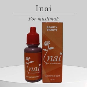 Halal Peel Off Nagellack – Inai för muslimer, vattengenomsläppligt, lätt att ta bort, 15 ml (många färger tillgängliga) Beauty Orange