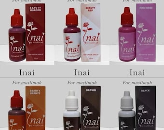 Esmalte Halal Peel Off – Inai para Muçulmanas, Permeável à Água, Fácil de Remover, 15ml (Várias Cores Disponíveis)