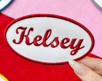 Personalized Custom Patch, Embroidered Name Tag for Uniforms, Jackets, Backpacks, or Pet Harness