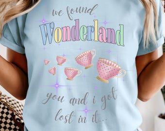 Whimsical Wonderland T-Shirt, Theme Park Tee, Lost in Wonderland Shirt