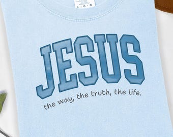 Jesus T-shirt, Faith-Based Apparel, Christian Tee, Religious Shirt, Church Apparel