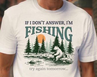Fishing Shirt, Lakeside Fishing Tee, Gift for Fisherman