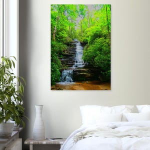 Angel Falls Aluminum Print – Venezuela Waterfall Landscape Photography Wall Art Decor