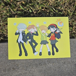 Persona 4 Investigation Team Print (4 x 6in)