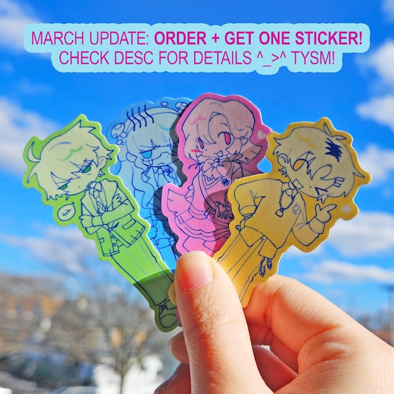 NEW STICKER BUNDLE - Project: Eden's Garden Acrylic Charms (1.5 In