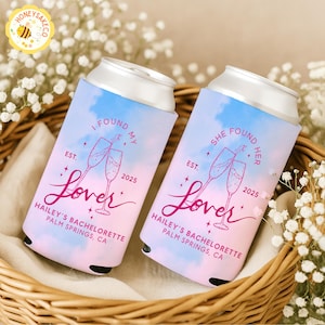 Custom Bachelorette Party Can Cooler, Lover Theme Bridal Shower Gifts, Custom Bachelorette Party Favors, Wedding Drink Holder, Wedding Decor