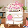 Custom First Day School Sign, Back to School Board, 1st Day of School Kindergarten Sign, Custom First Last Day School Photo Prop Keepsake
