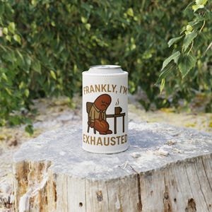 Patriotic Stubby Cooler - &quot;Frankly&quot; - Perfect for 4th of July, BBQs, and Picnics, Gifts for Beer Lovers, Collectors,