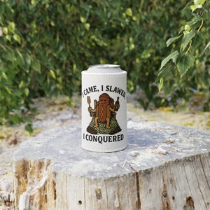 Patriotic Stubby Cooler - &quot;slawed&quot; - Perfect for 4th of July, BBQs, and Picnics, Gifts for Beer Lovers, Collectors,