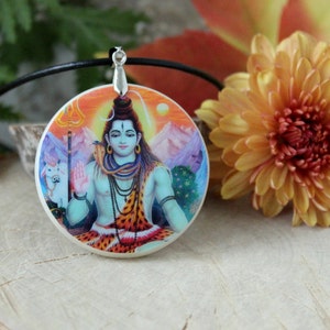Shiva Pendant | Hindu God Necklace | Spiritual Jewelry | Hindu Necklace | Personalized Jewelry