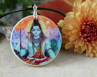 Shiva Pendant | Hindu God Necklace | Spiritual Jewelry | Hindu Necklace | Personalized Jewelry