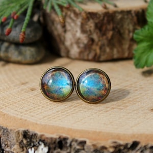 Orion Nebula Stud Earrings | Orion Nebula Earrings | Galaxy Jewelry | Galaxy Earrings | Nebula Earrings | Stud Earrings