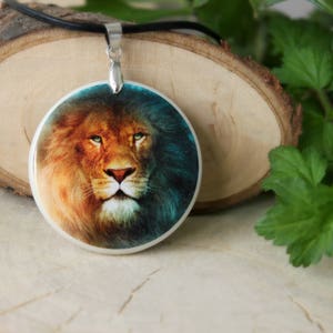 Leo Pendant Zodiac Necklace Animal Theme Necklace Lion Pendant Spirit Animal Pendant Personalized Jewelry image 1