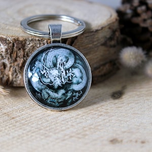 Dragon Keychain | Dragon Key Ring | Chinese Dragon Jewelry | Personalized Gift