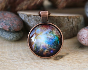 Orion Nebel Halskette | Orion Nebel Anhänger | Galaxy Schmuck | Raum Schmuck | Universum Schmuck | Personalisierte Sgift
