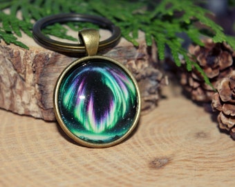 Northern Lights Keychain | Northern Lights Gift | Aurora Borealis Keychain | Northern Light Jewelry