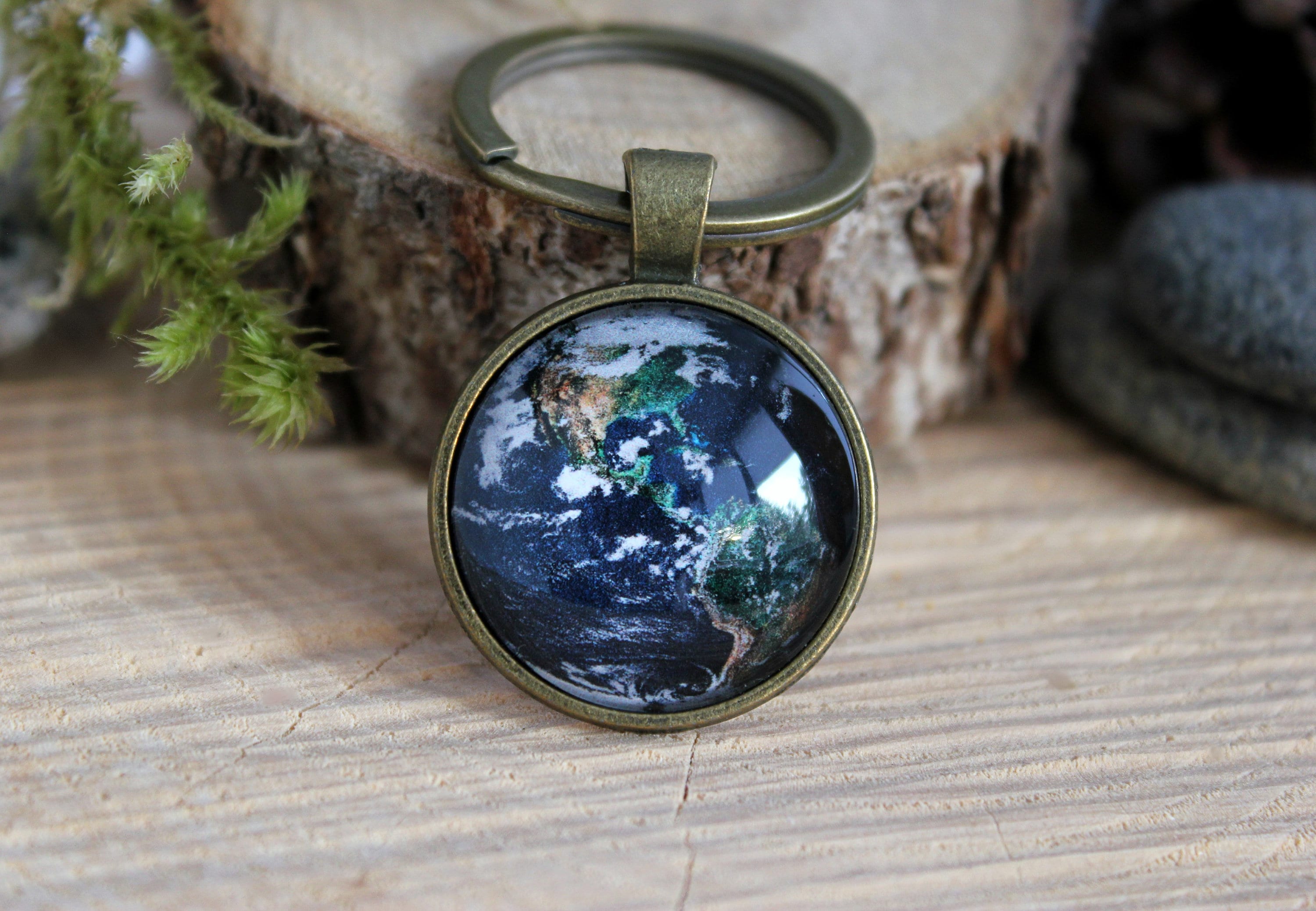 Earth Keychain | Galaxy Keychain | Galaxy Jewelry | Space Jewelry ...